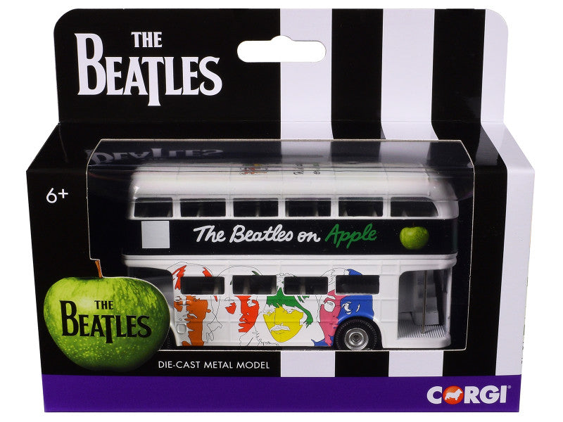 Limited edition - Beatles London Double Decker Bus "White Album" Diecast Model White