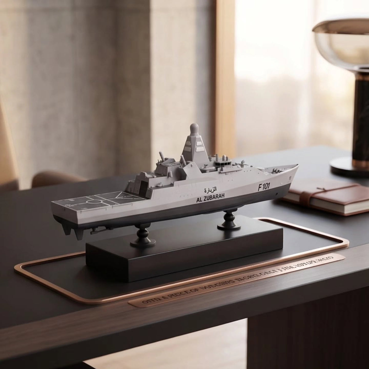 Al-Zubarah Warship Covertte class - سفينة الزبارة الحربية القطرية