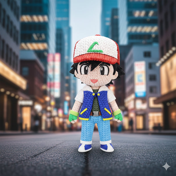 Ash Ketchum (Satoshi) - Knitted