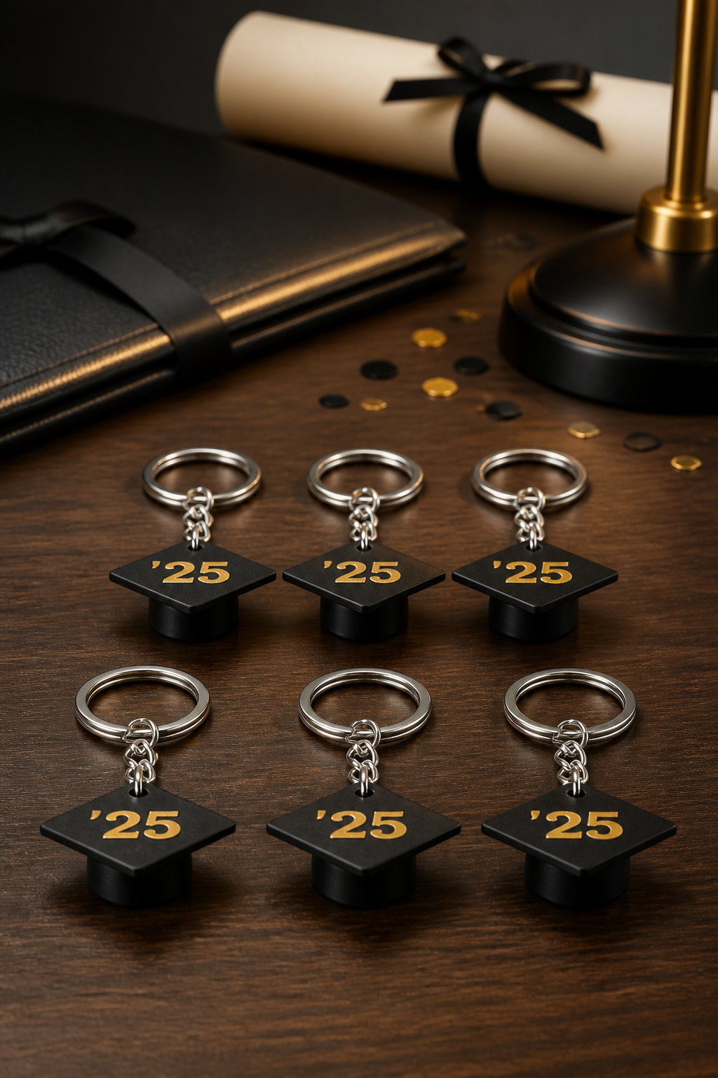 Graduation Cap Keychains set – Class of 2026