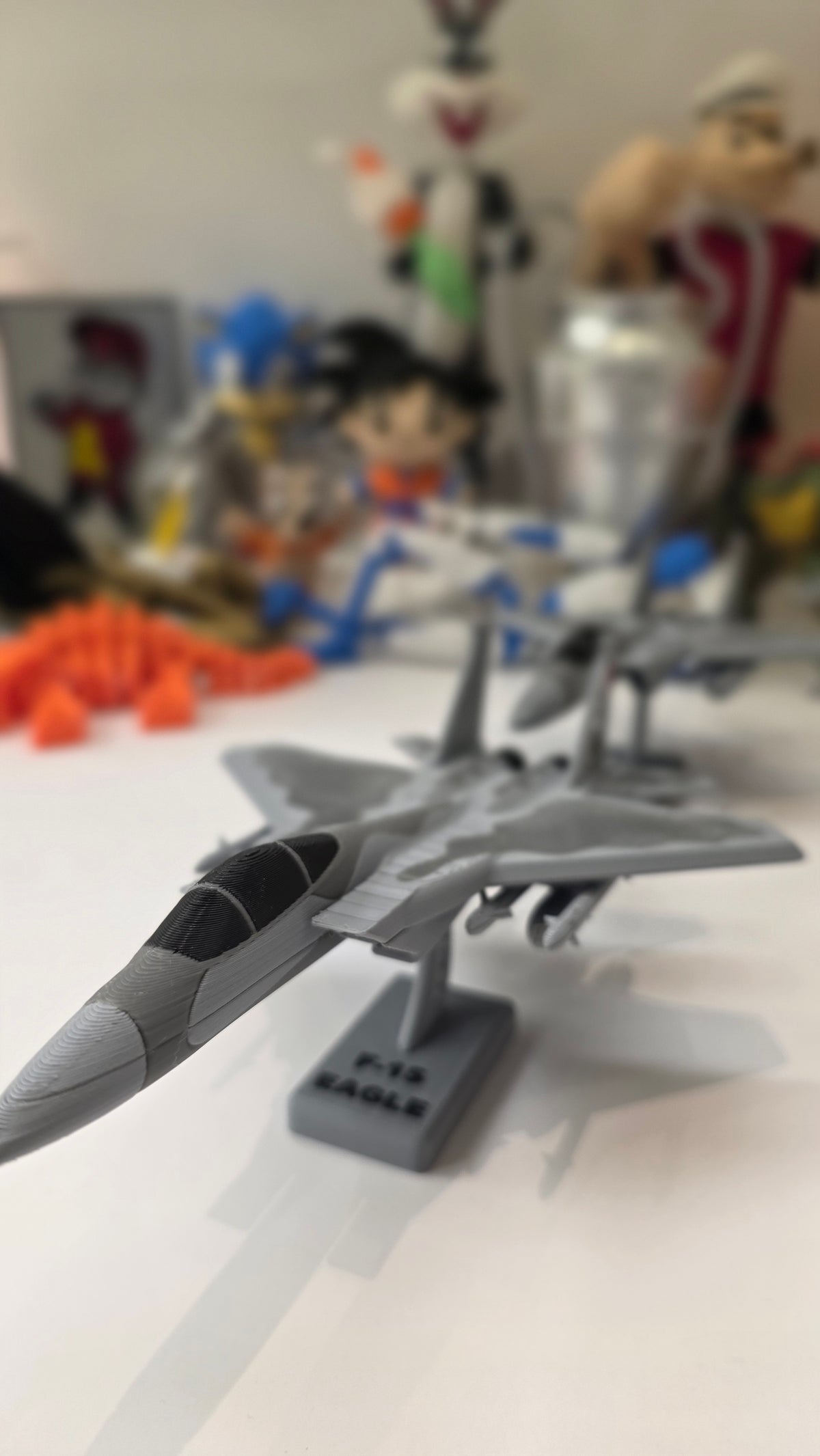 3D Printed Jet Display Ababeel أبابيل – Unique Desk Piece - Slice Qatar
