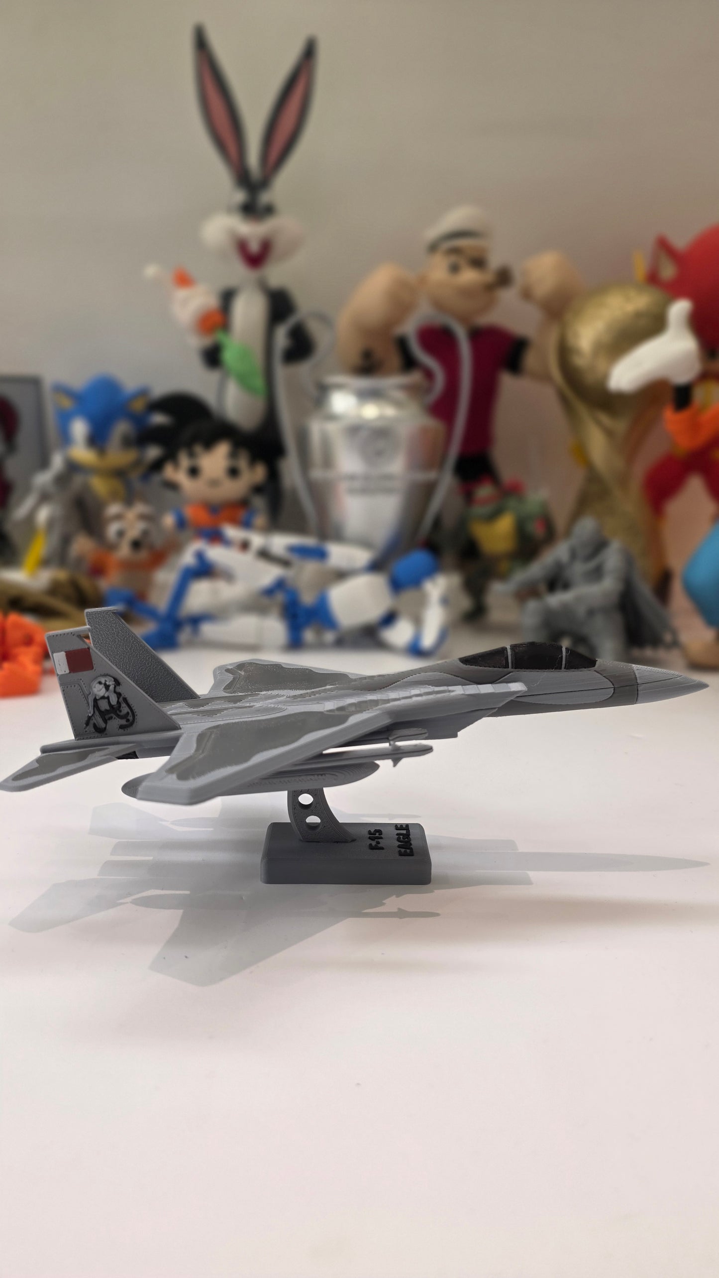 3D Printed Jet Display Ababeel أبابيل – Unique Desk Piece - Slice Qatar