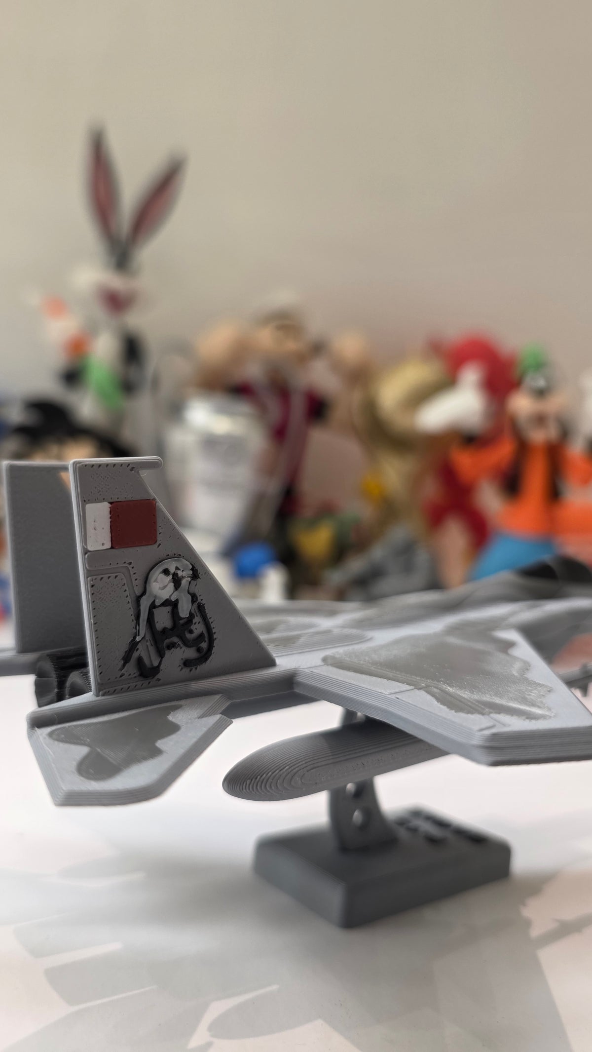 3D Printed Jet Display Ababeel أبابيل – Unique Desk Piece - Slice Qatar