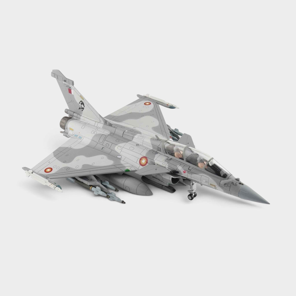 Slice Hobby Master 1:72 scale die-cast Dassault Rafale EQ Qatar Air Force model with authentic squadron markings