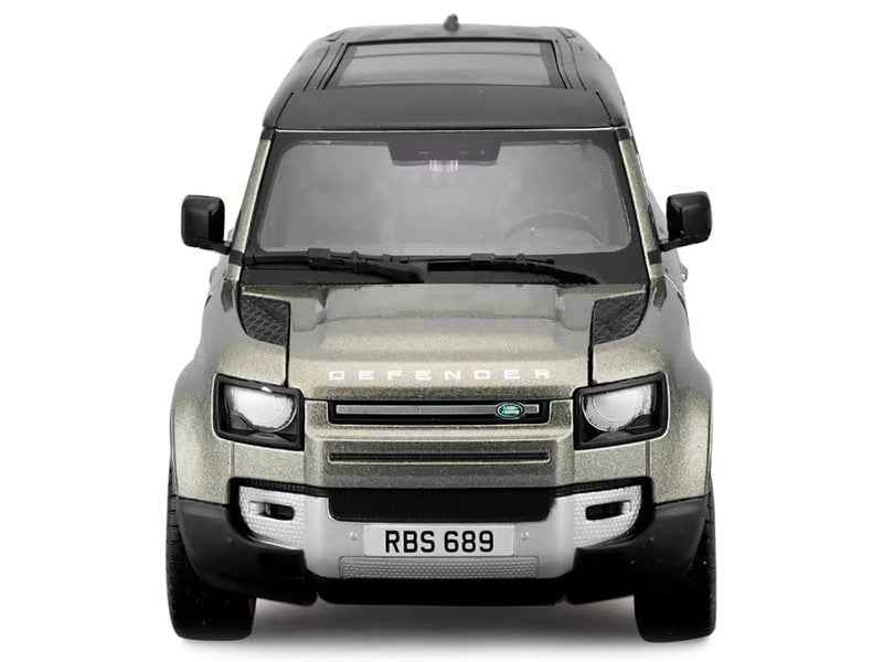 2022 Land Rover Defender 110 Green Metallic w/ Sunroof Diecast Model 1:24