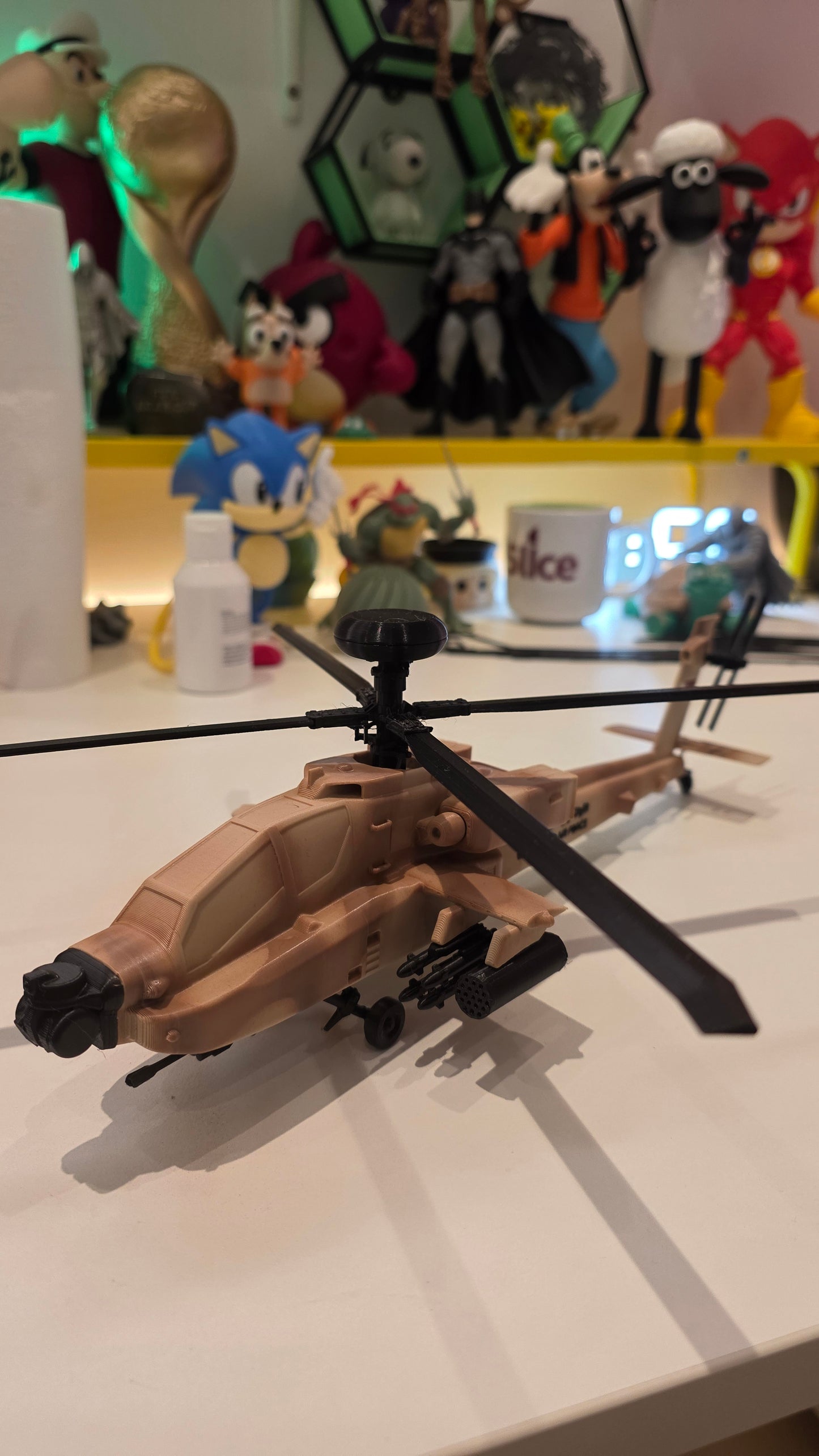 Apache AH-90 أباتشي القوات الجوية الأميرية القطرية - Slice 3D Printing Qatar