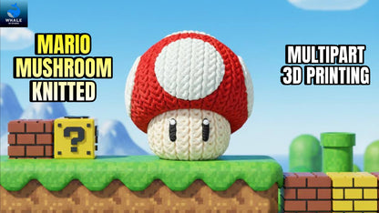 Mario Mushroom - Knitted