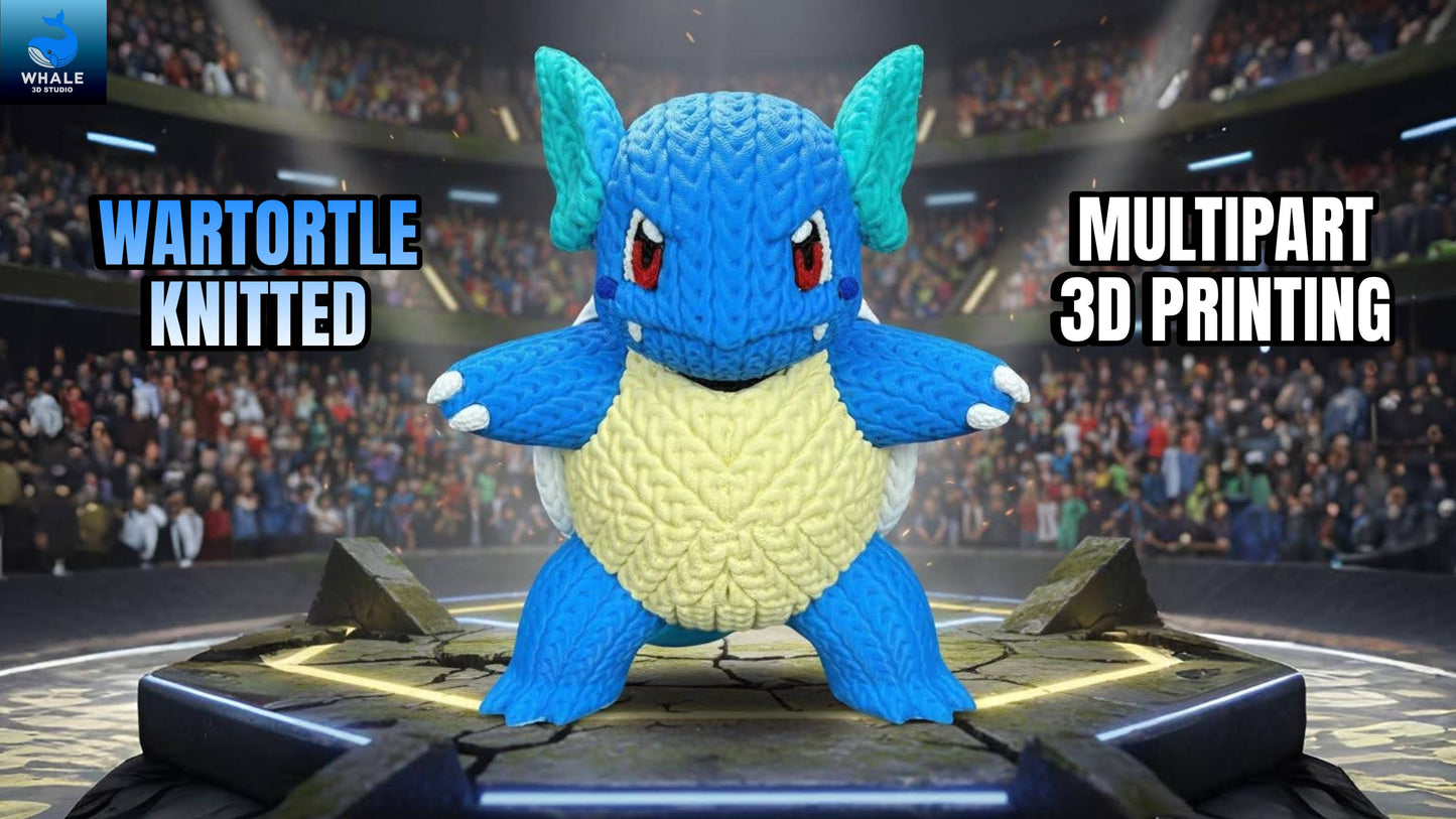 Pokemon Wartortle - Knitted