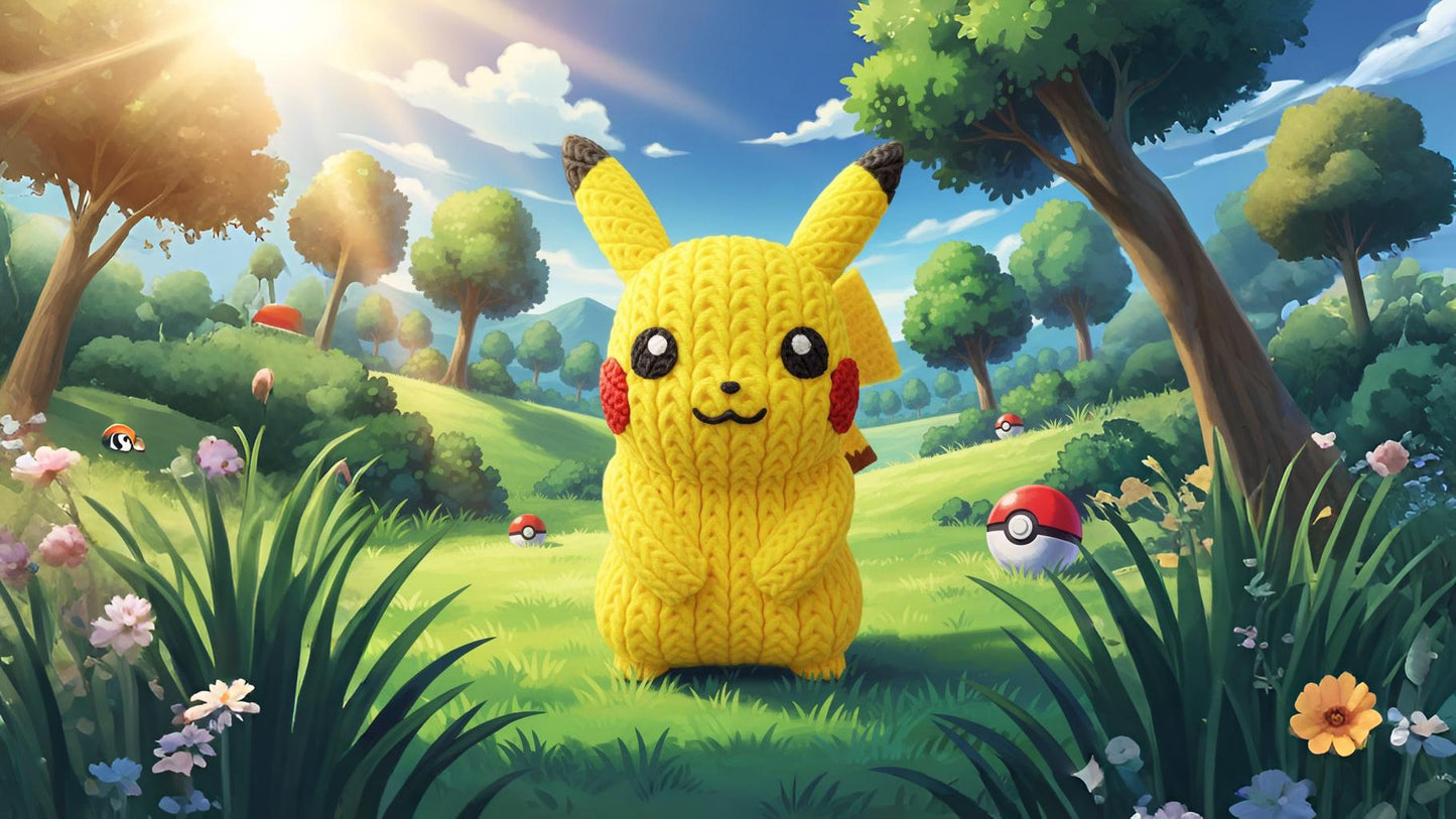 Pikachu - Knitted