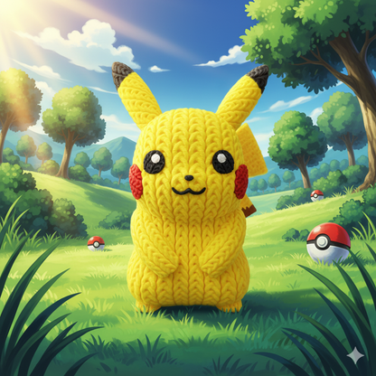 Pikachu - Knitted