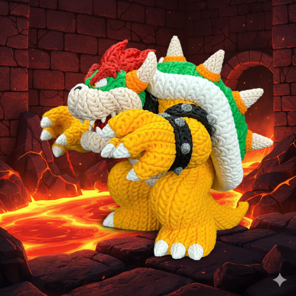 Bowser - Knitted