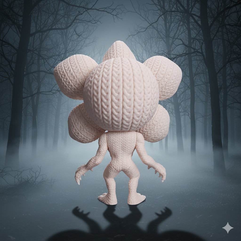 Demogorgon - Stranger Things - Knitted