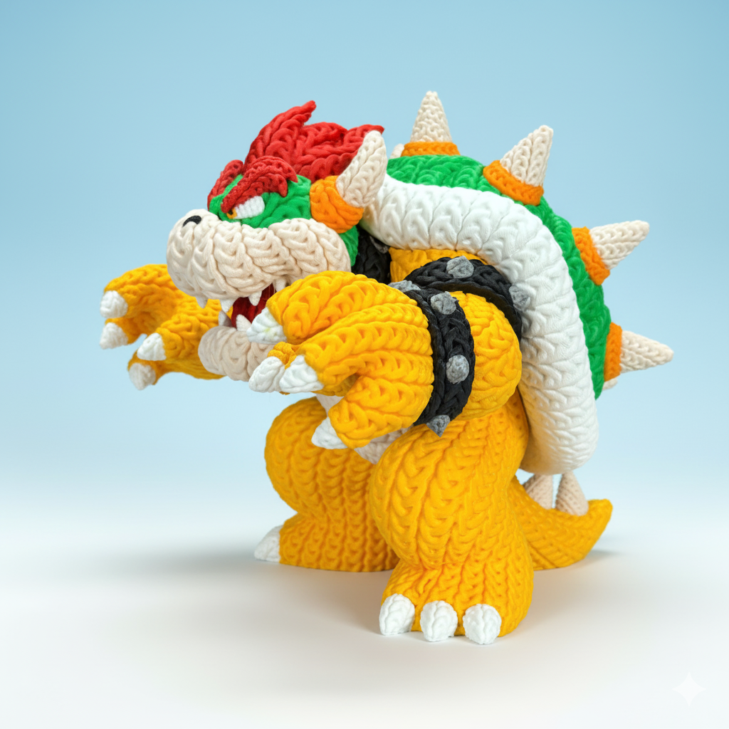 Bowser - Knitted
