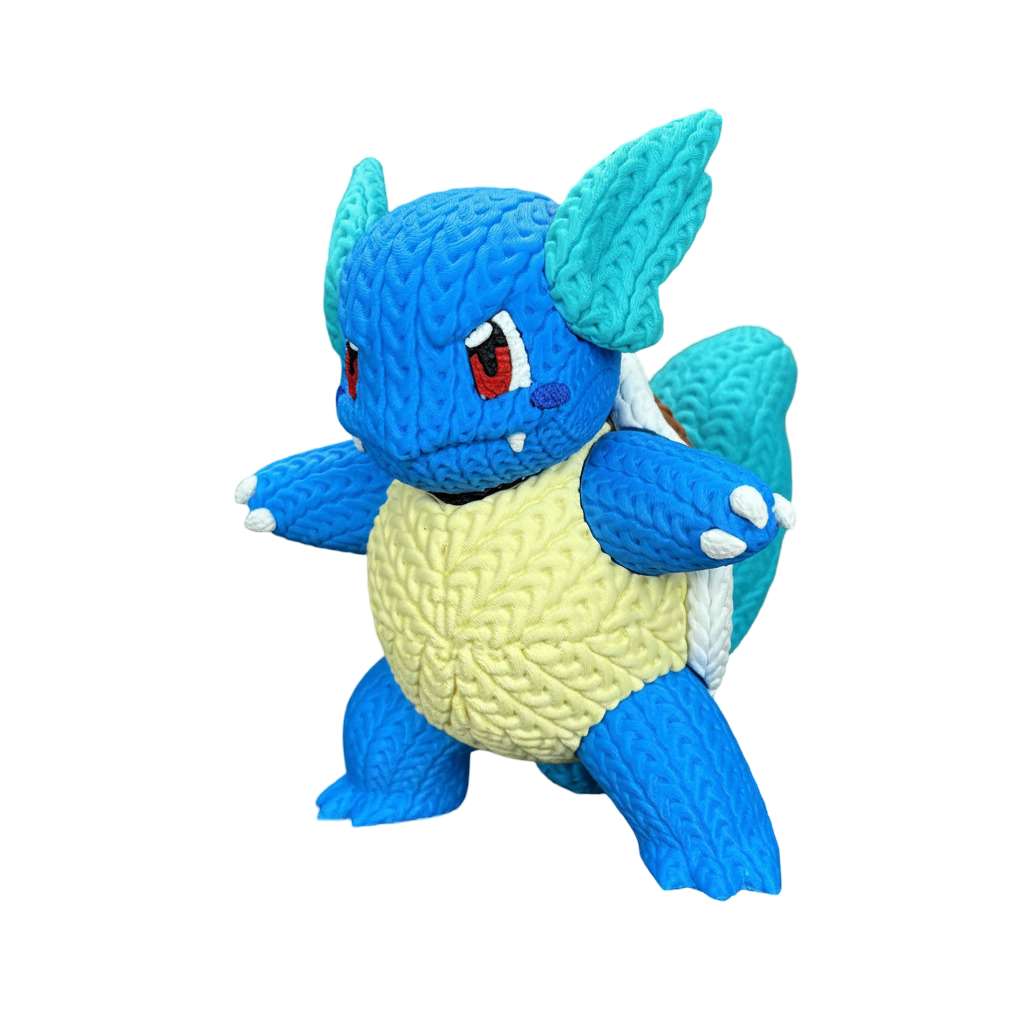 Pokemon Wartortle - Knitted