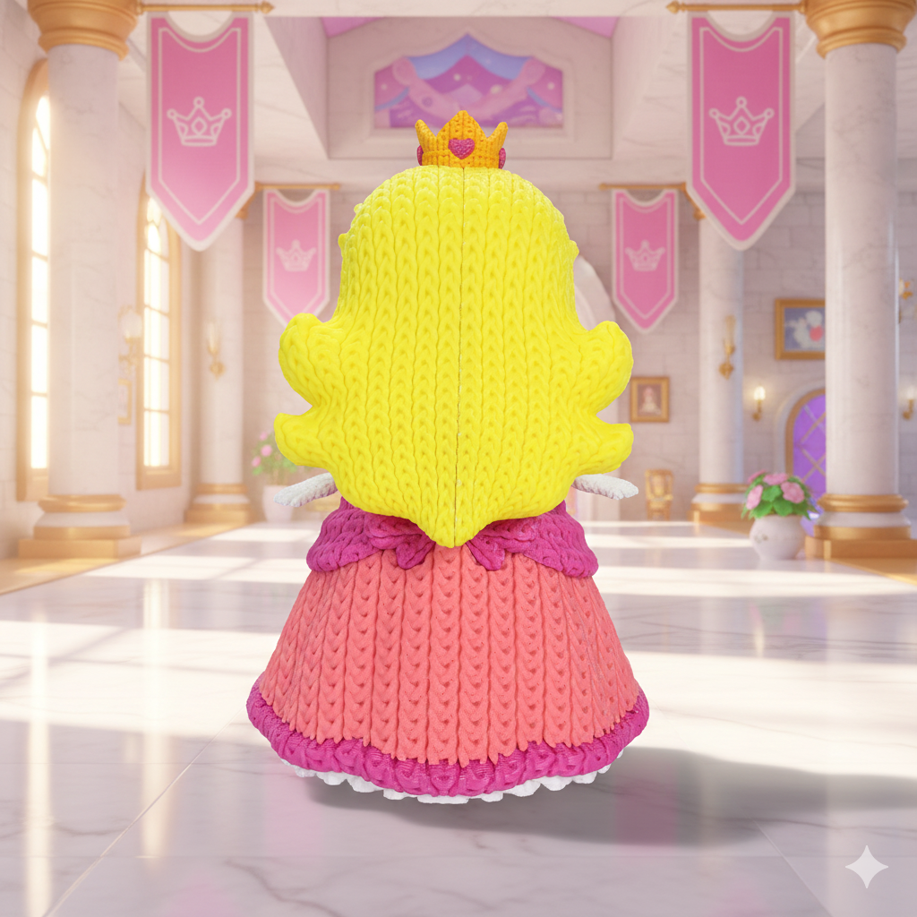 Princess Peach - Knitted