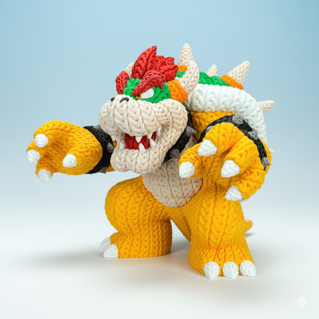 Bowser - Knitted