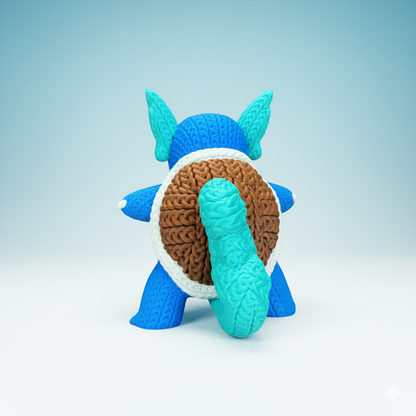 Pokemon Wartortle - Knitted