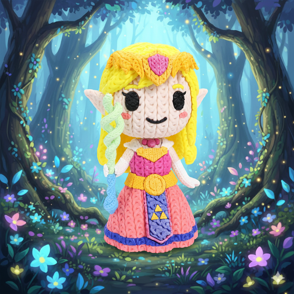 Princess Zelda - Knitted