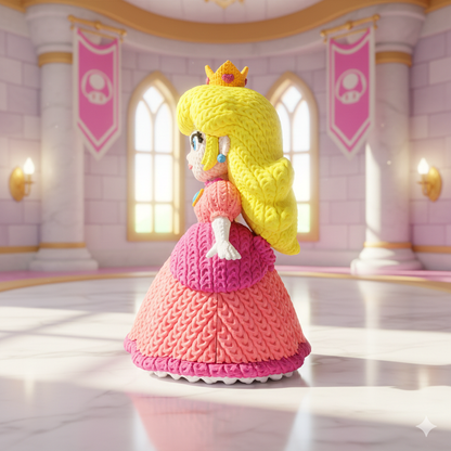 Princess Peach - Knitted