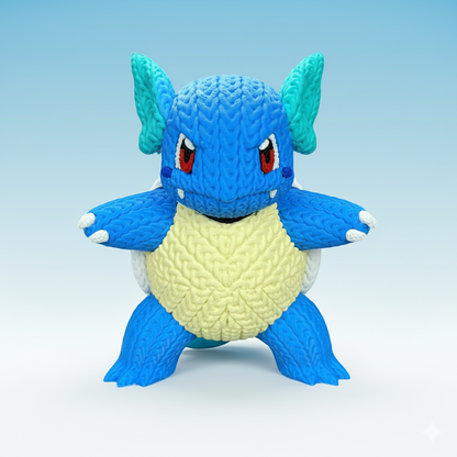 Pokemon Wartortle - Knitted