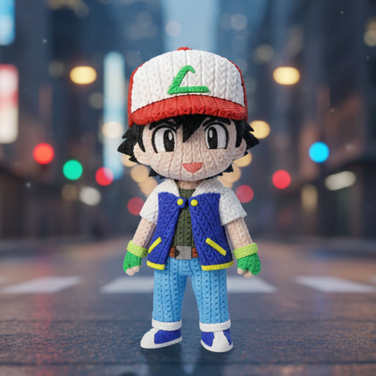 Ash Ketchum (Satoshi) - Knitted
