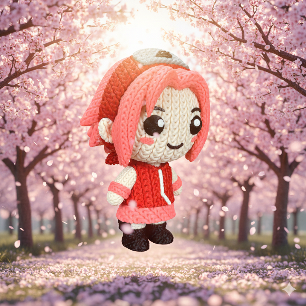 Sakura - Knitted