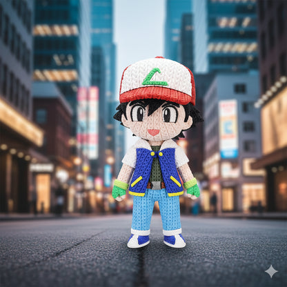Ash Ketchum (Satoshi) - Knitted