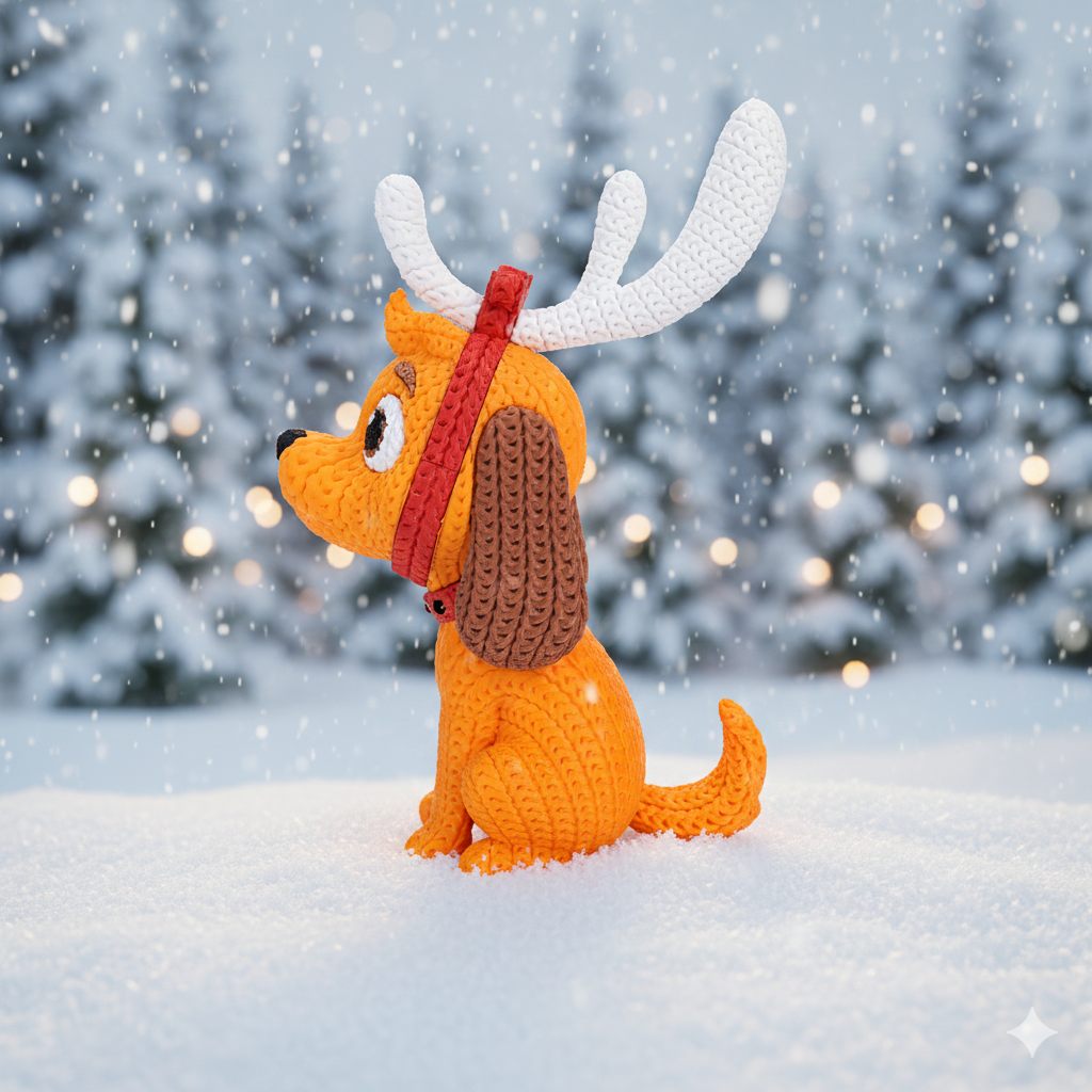 Max - The Grinch’s Dog - Knitted