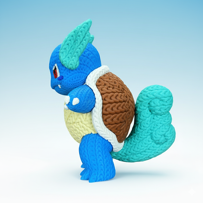 Pokemon Wartortle - Knitted