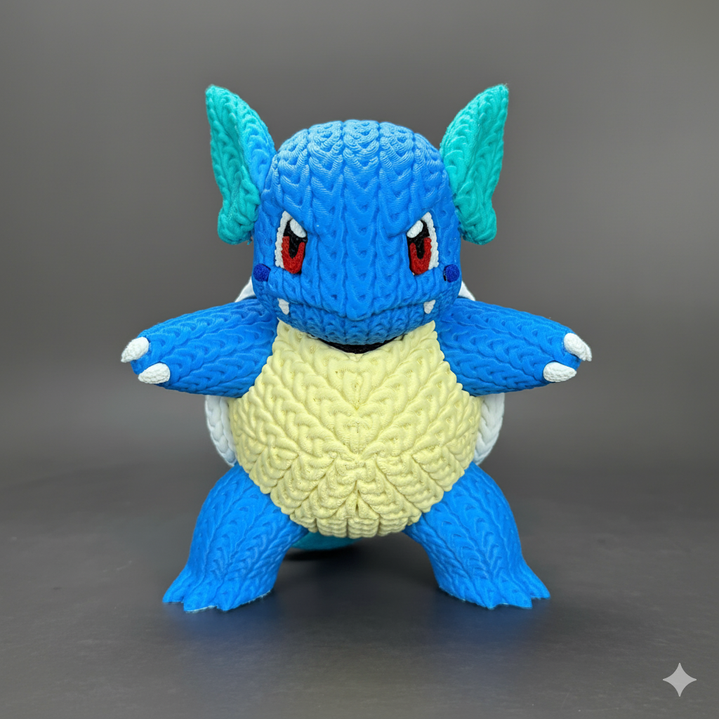 Pokemon Wartortle - Knitted