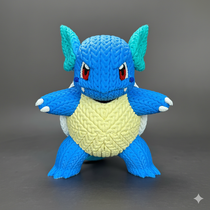 Pokemon Wartortle - Knitted