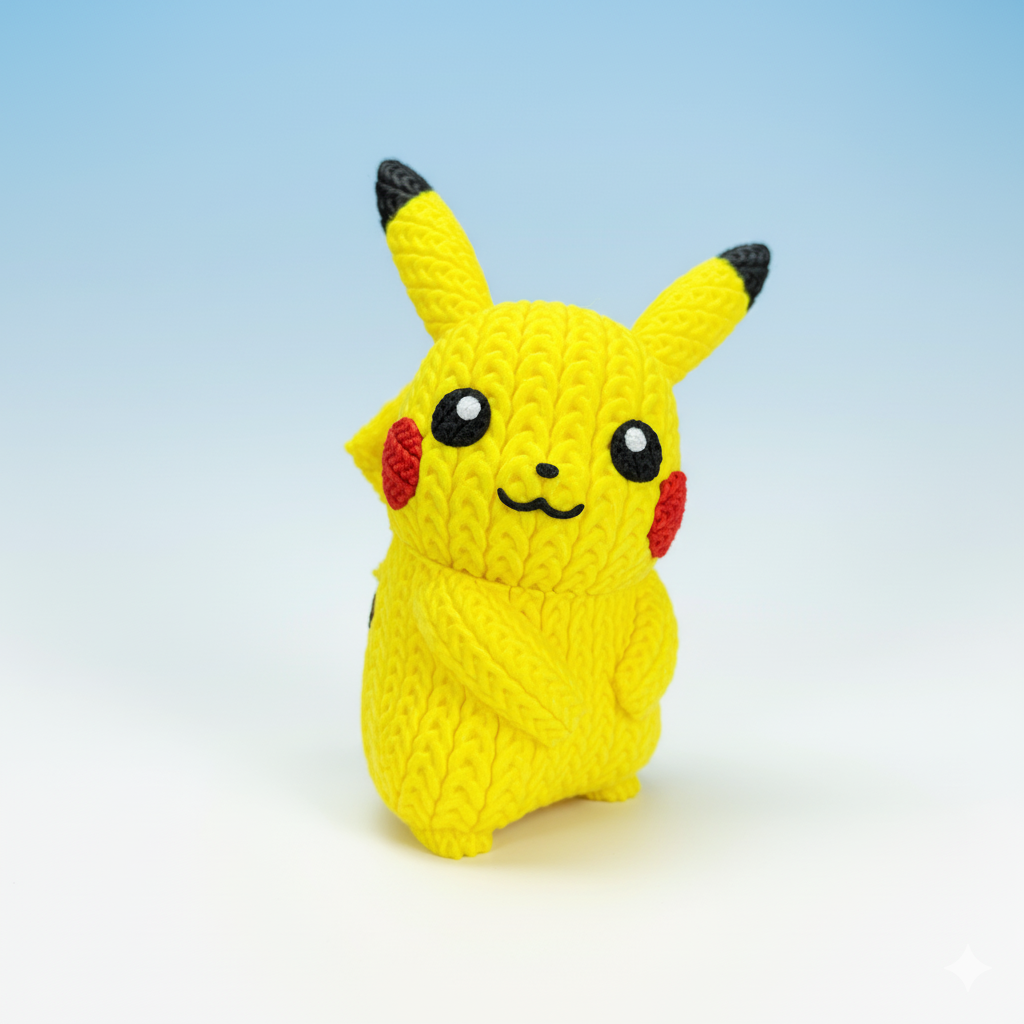 Pikachu - Knitted