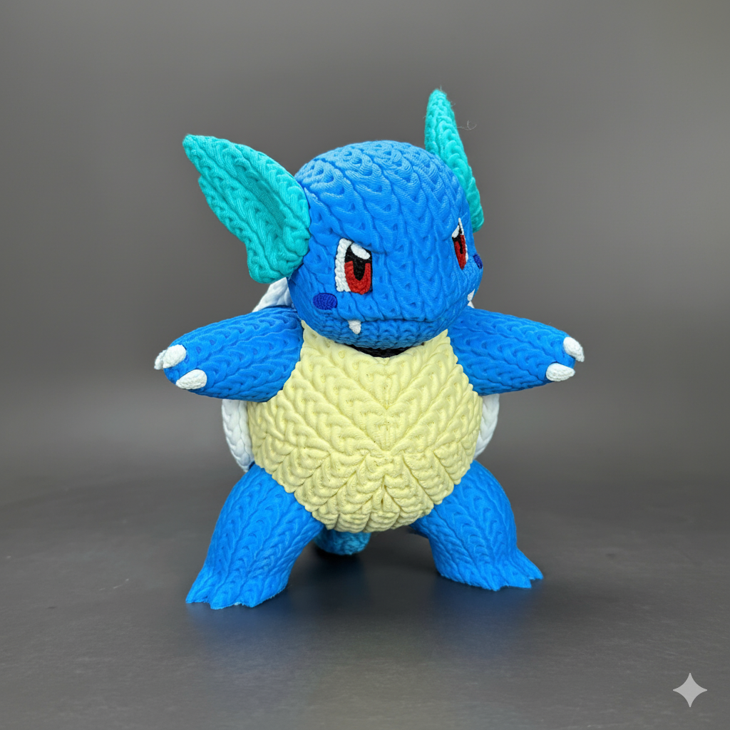 Pokemon Wartortle - Knitted