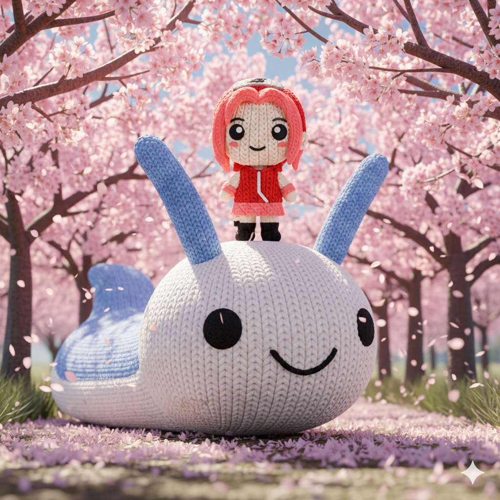 Sakura - Knitted