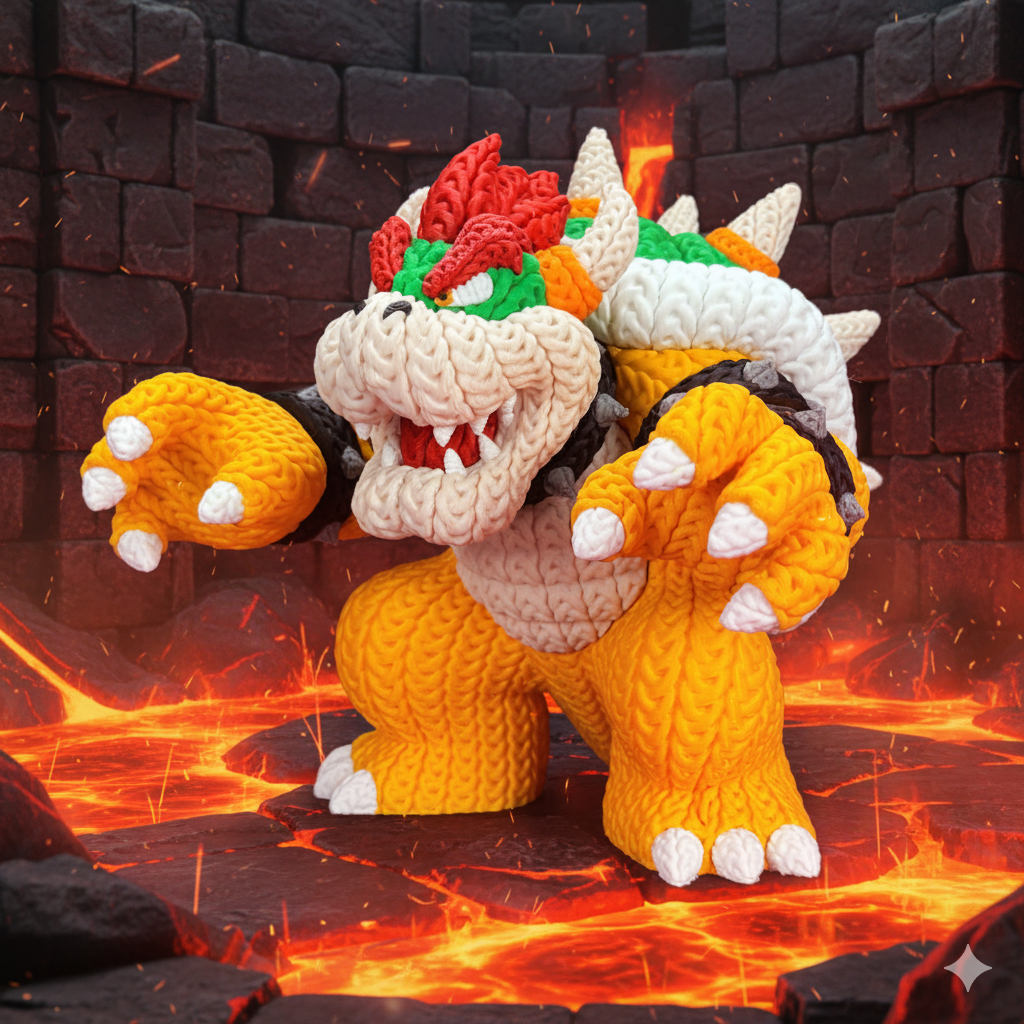 Bowser - Knitted