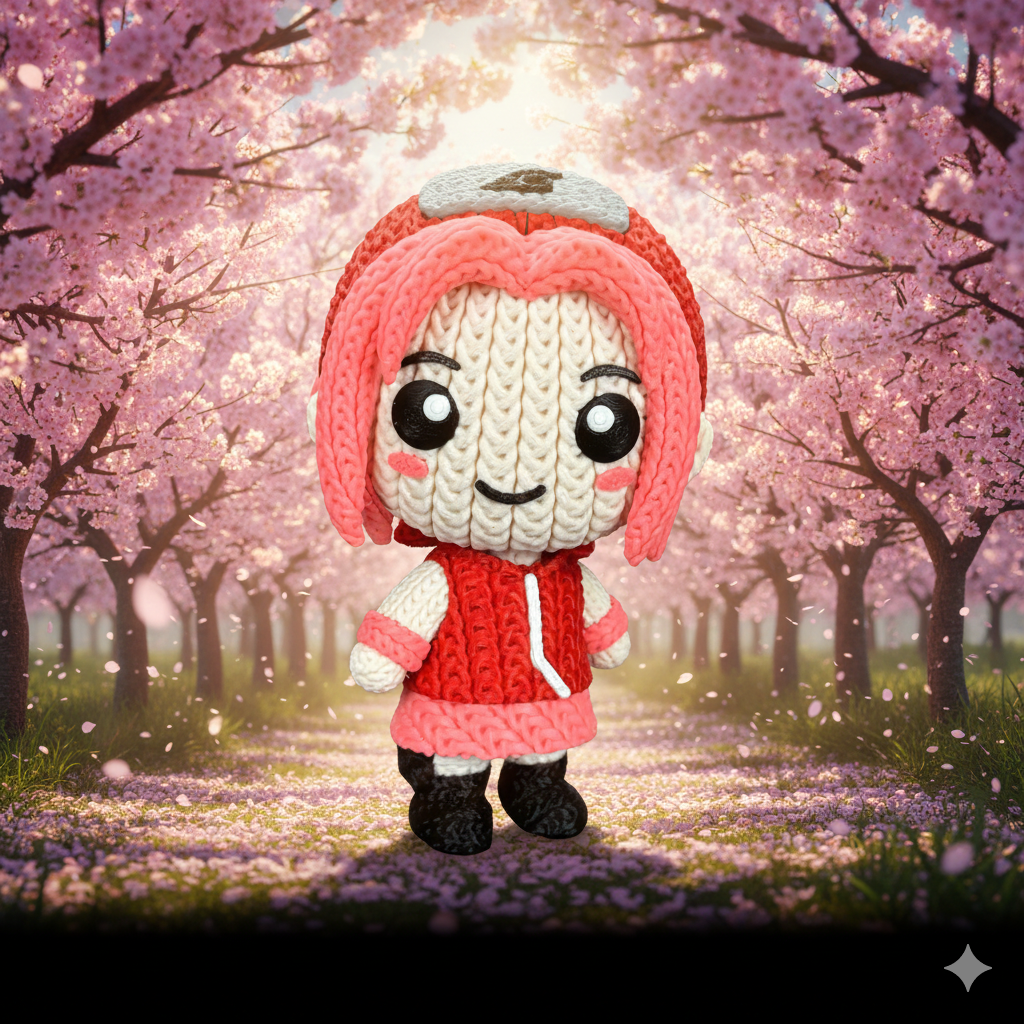 Sakura - Knitted