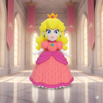 Princess Peach - Knitted
