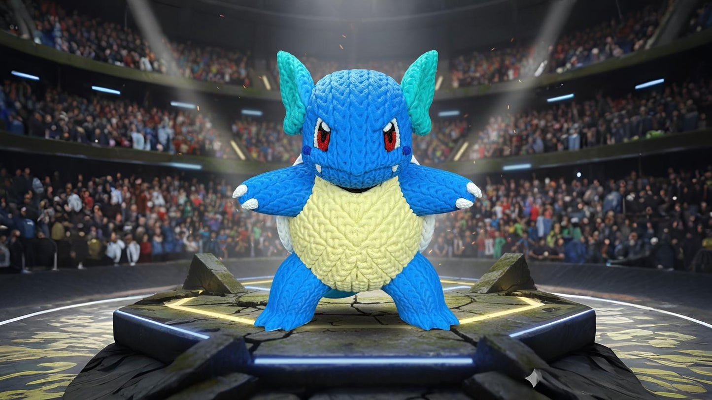 Pokemon Wartortle - Knitted