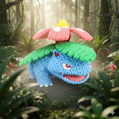 Pokemon Venusaur - Knitted
