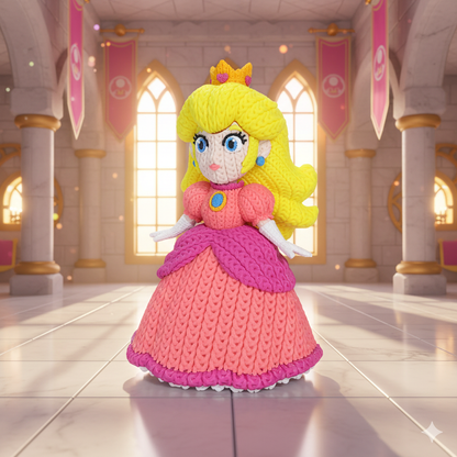 Princess Peach - Knitted