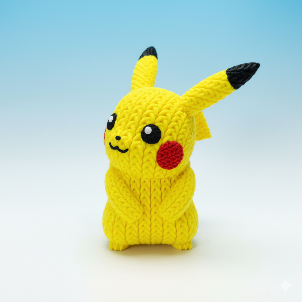 Pikachu - Knitted