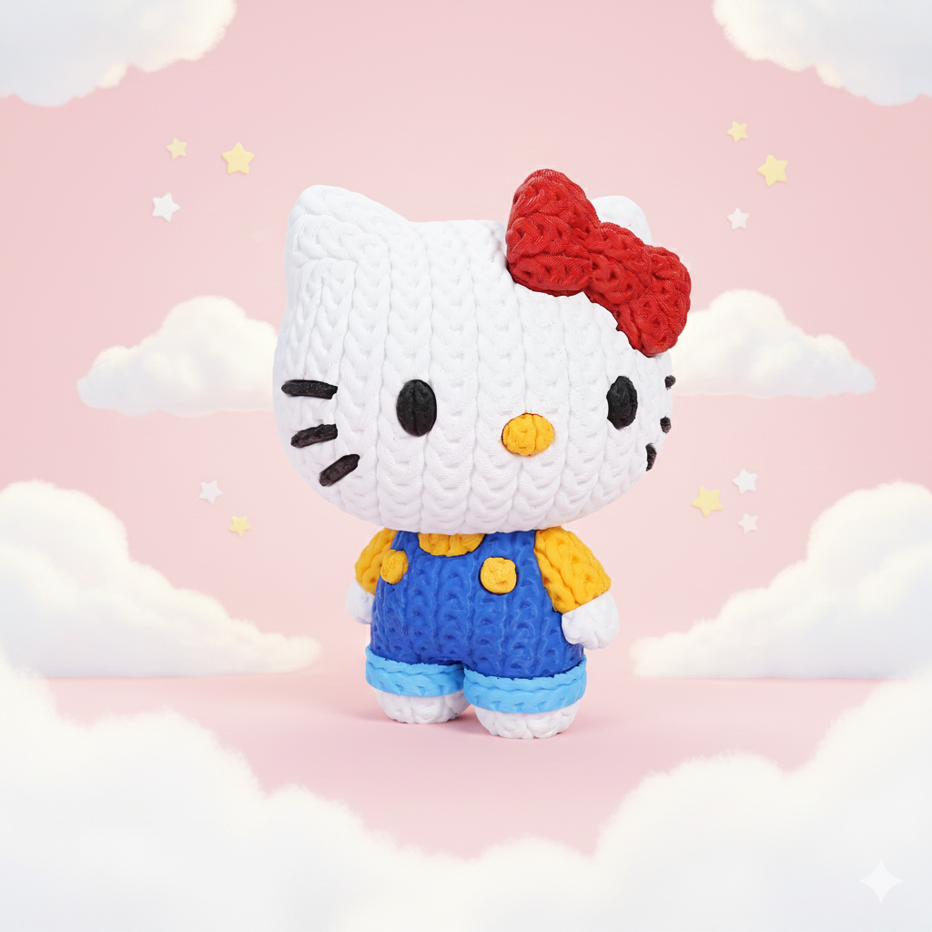 Hello Kitty - Knitted