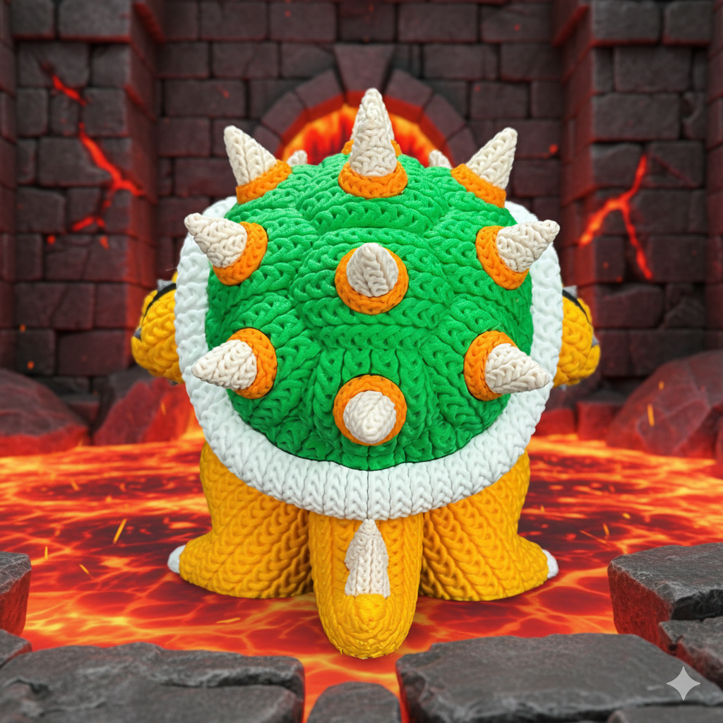 Bowser - Knitted