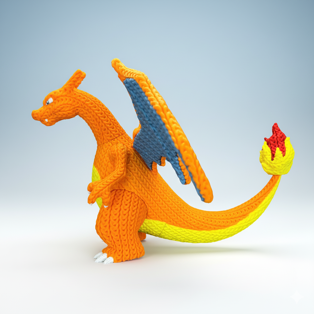 Charizard - Knitted