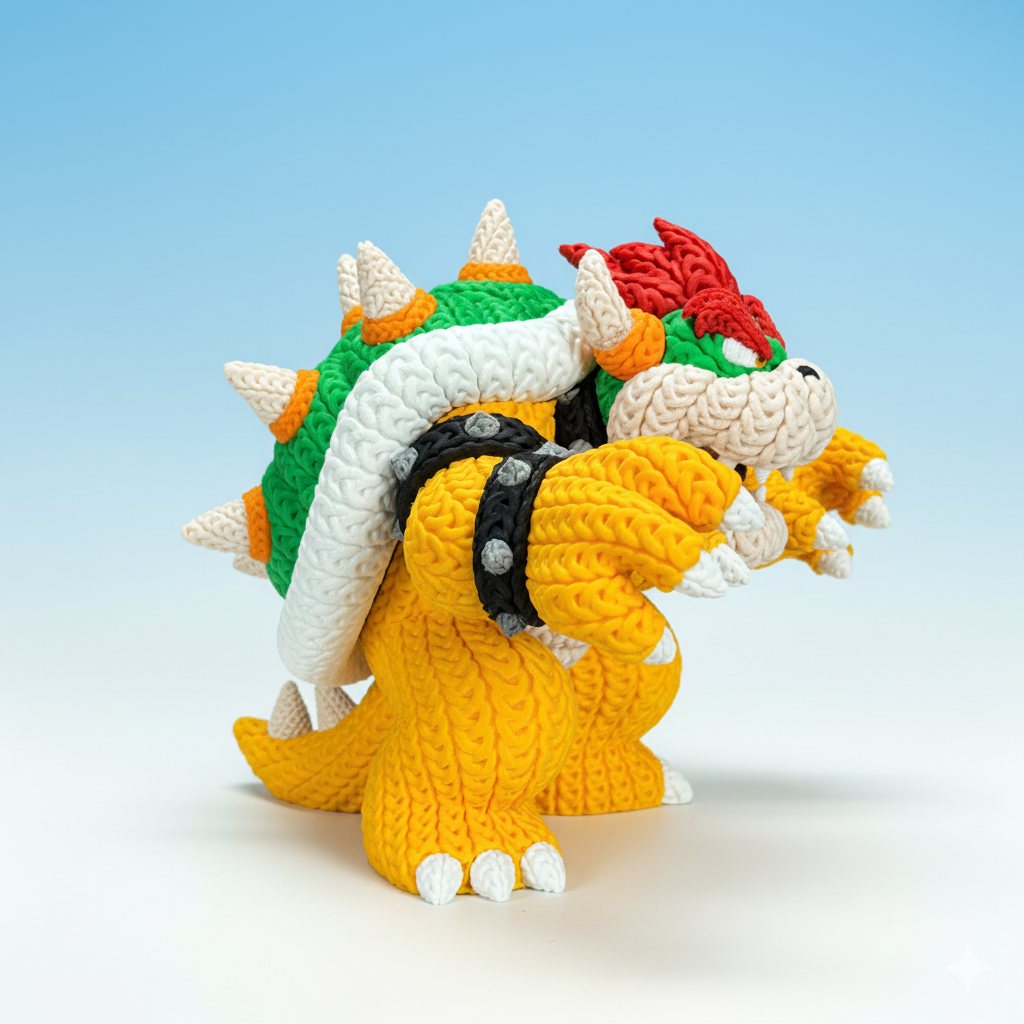 Bowser - Knitted