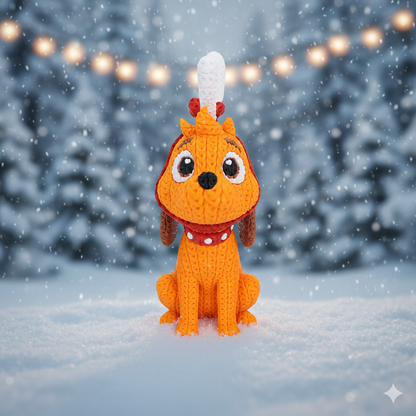 Max - The Grinch’s Dog - Knitted