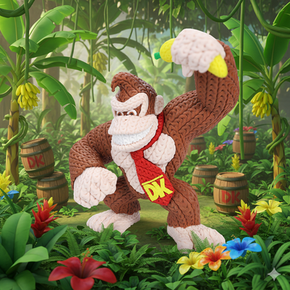 Donkey Kong - Knitted