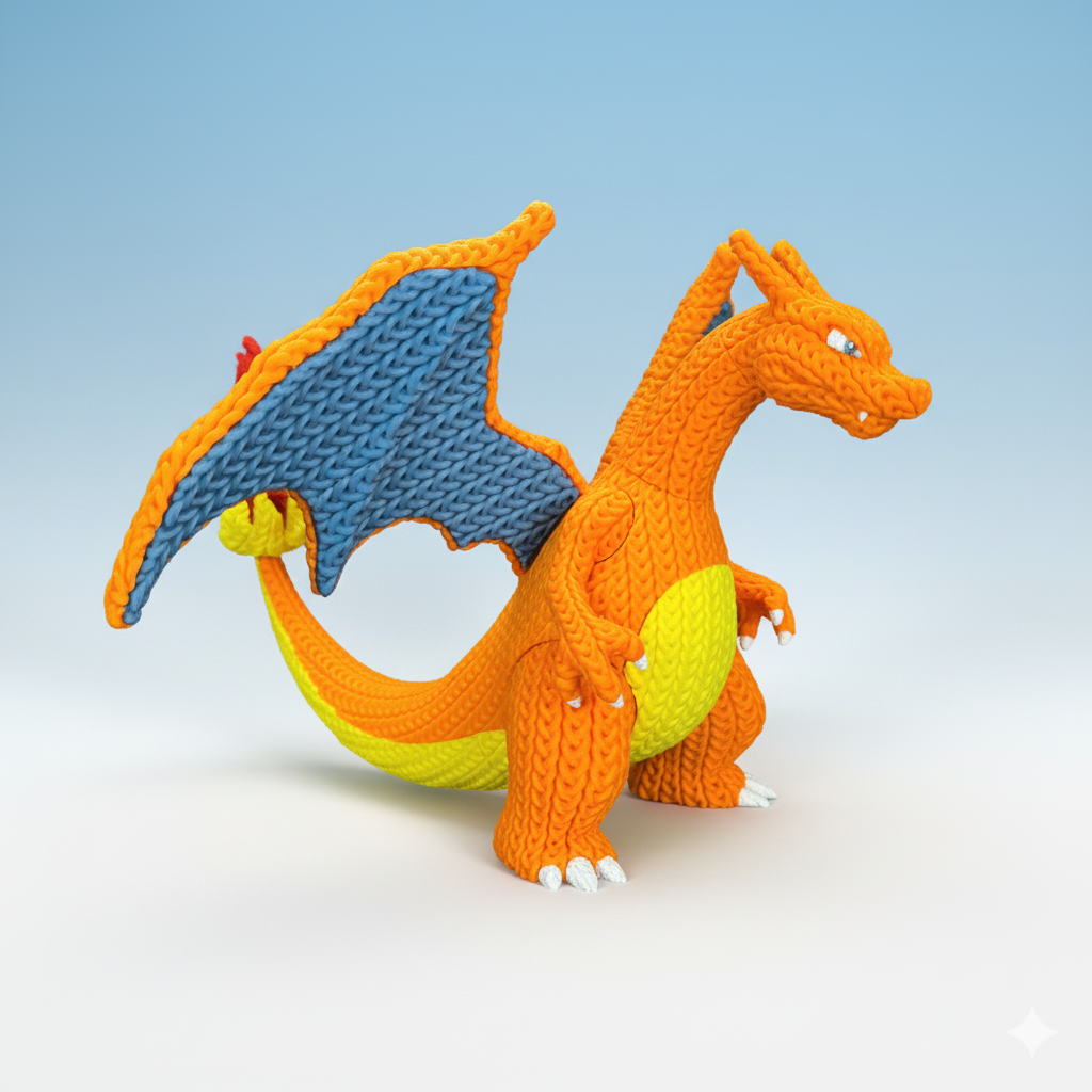Charizard - Knitted