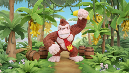 Donkey Kong - Knitted