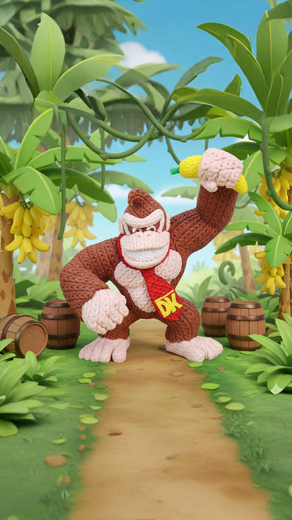 Donkey Kong - Knitted